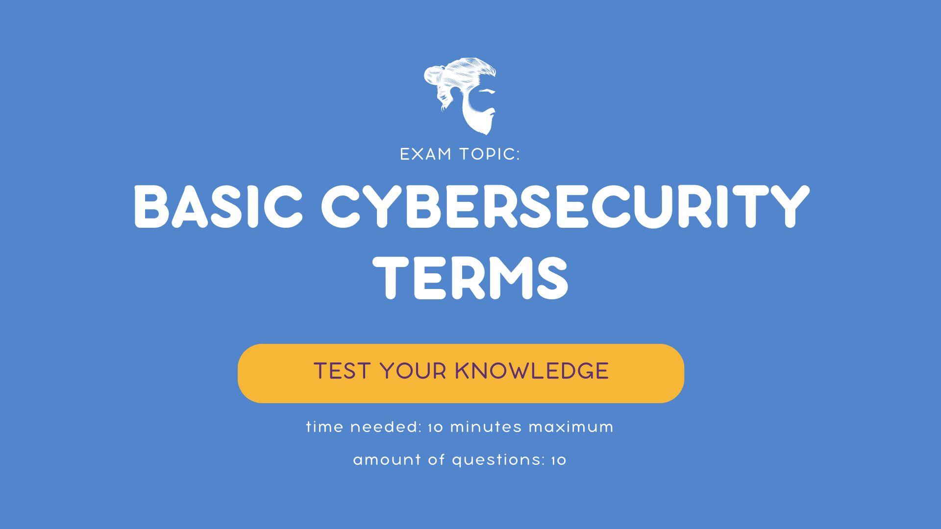 Basic Cybersecurity Terms Exam