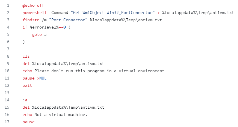 Code which checks the Win32_PortConnector