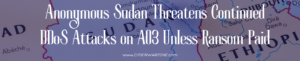 Anonymous Sudan Threatens Continued DDoS Attacks on AO3 Unless Ransom Paid