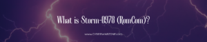 What is Storm-0978 (RomCom)?