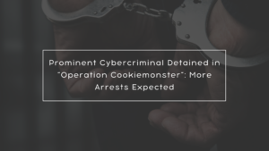 Prominent Cybercriminal Detained in “Operation Cookiemonster”: More Arrests Expected