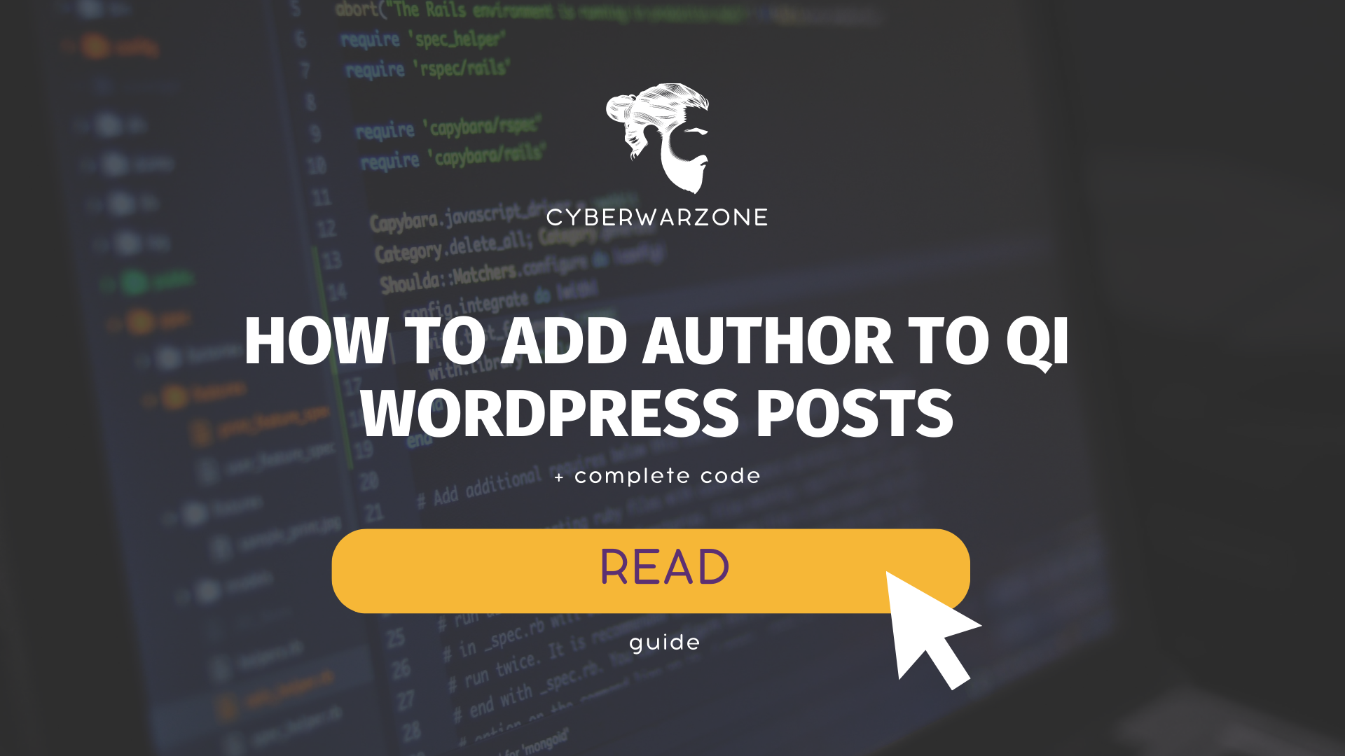 How to add Author to Qi Wordpress Posts