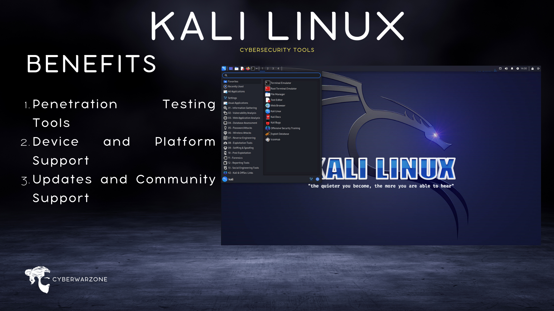 Kali Linux Benefits