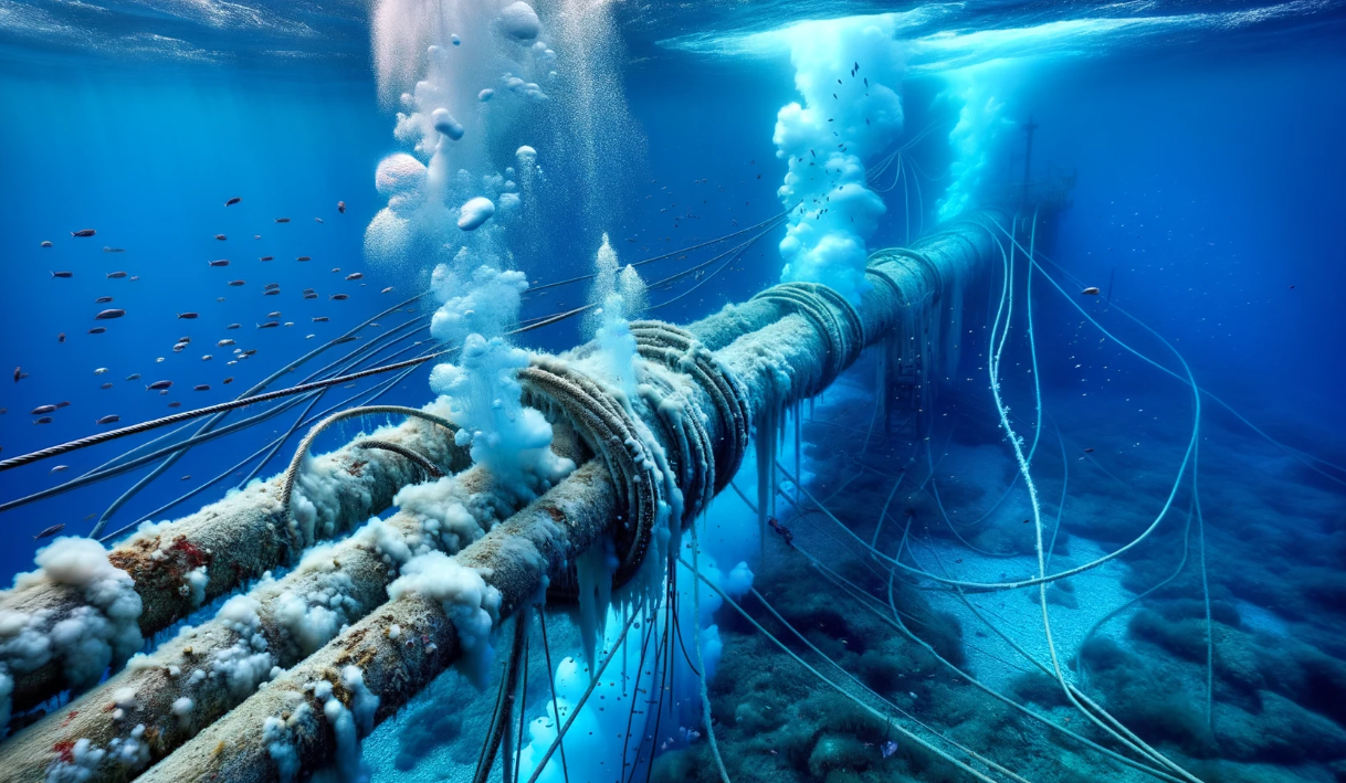 Generated picture of Undersea Infrastructure Under Attack