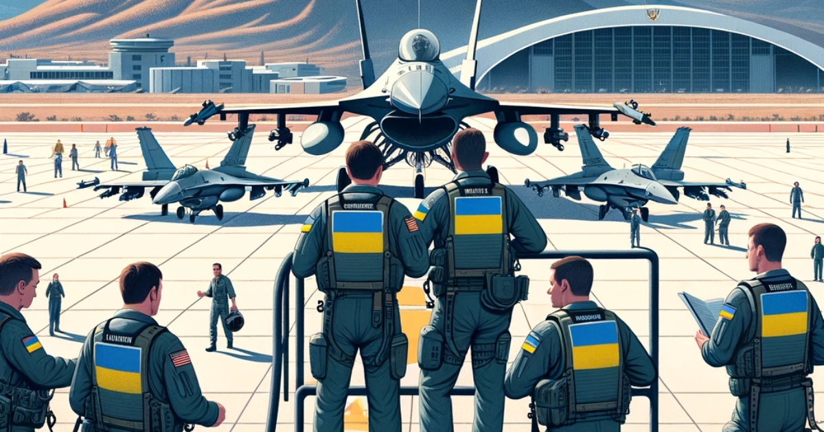 Ukrainian Pilots Train on F-16s in Arizona