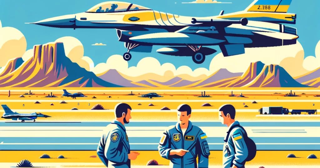 Ukrainian Pilots Train on F-16s in Arizona